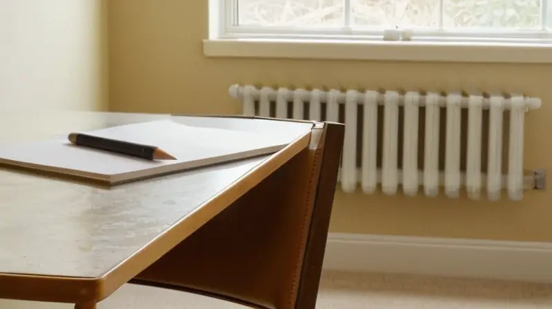 La habitación tiene paredes de beige