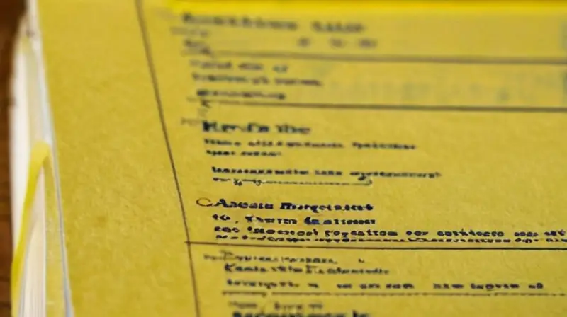En una mesa trabajosa se ve un viejo cuaderno con páginas desgastadas y notas sucias