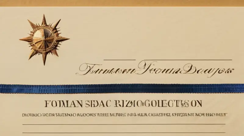 La descripción es de un documento oficial laminado con una cinta azul oscura adornada con 24 rayos dorados y el texto SAS Aragón 2025 impreso en letras negras
