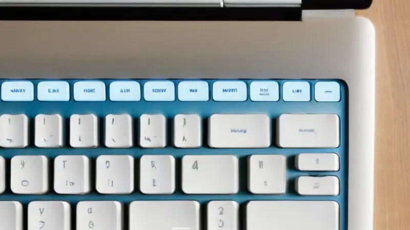 En una Mesa con iluminación suave destacan a la perfección las teclas metálicas de un portátil