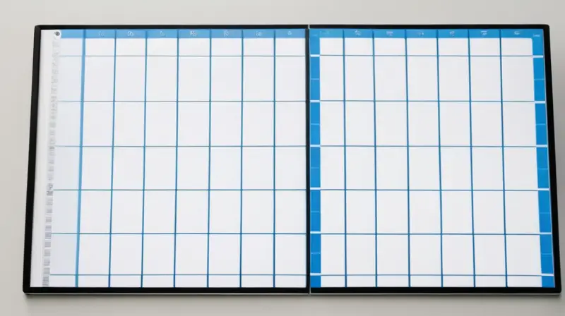 La pantalla de un monitor muestra una imagen de un cuaderno con una malla de líneas y marcas de dedos sucios en la superficie