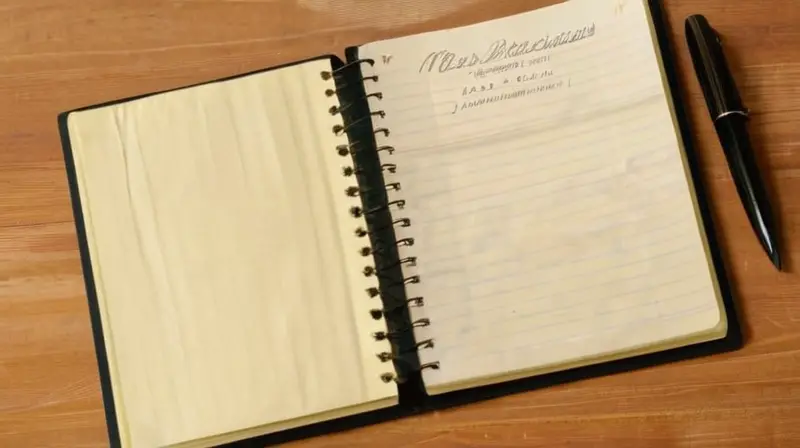 Sobre una mesa desordenada