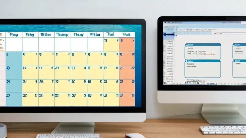 El escritorio está iluminado por una luz cálida y tibia que baña toda la escena
