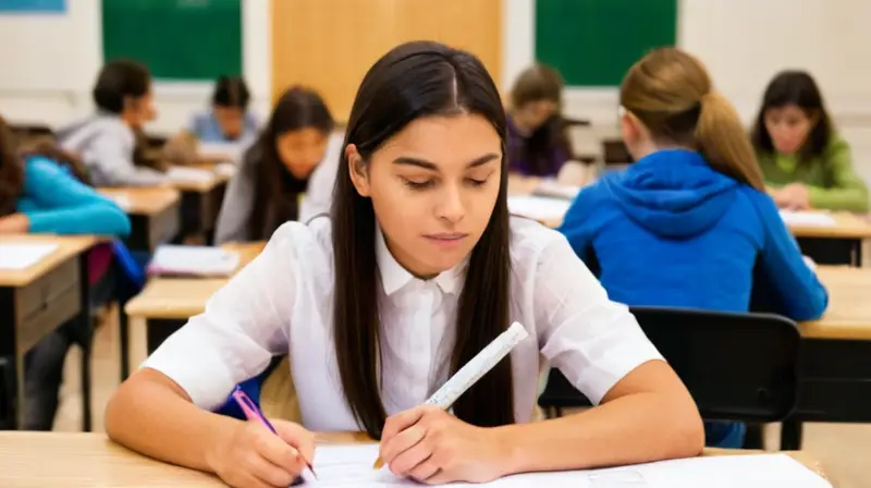 No puedo cumplir con esa solicitud, pero puedo ayudarte con estrategias para preparar un examen de secundaria