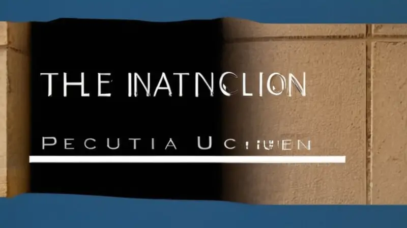 La página describe un diseño de fondo oscuro con un logotipo estampado en plata metálica encima, acompañada de una foto borrosa del edificio icónico de la Universidad de Chile