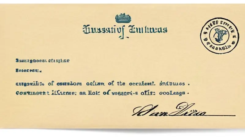 Un documento oficial en un sitio web del gobierno con formato de papel antiguo, incluyendo textos y bordes para darle estructura