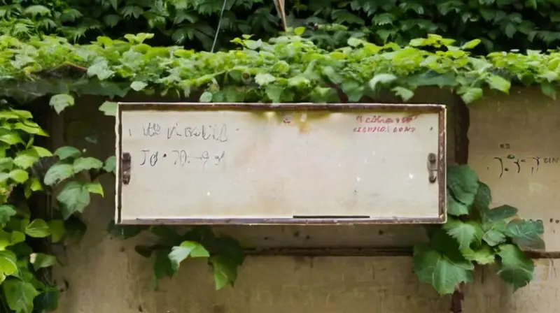 La fachada descuidada de un edificio público antiguo muestra signos de abandono y deterioro