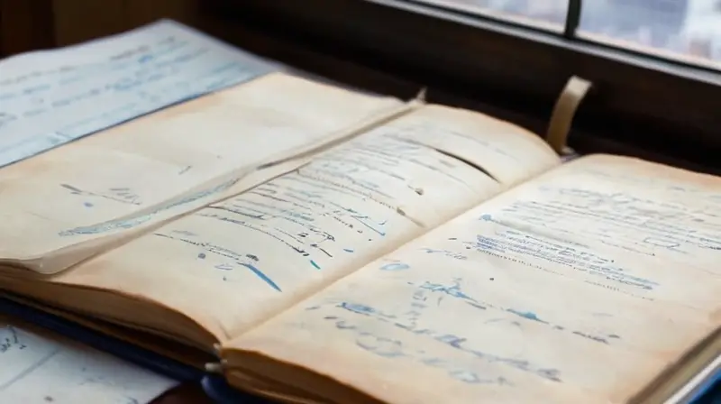 Una habitación de estudio con un escritorio y una silla desordenada, adornado por las sombras difusas del sol que entra a través de la ventana